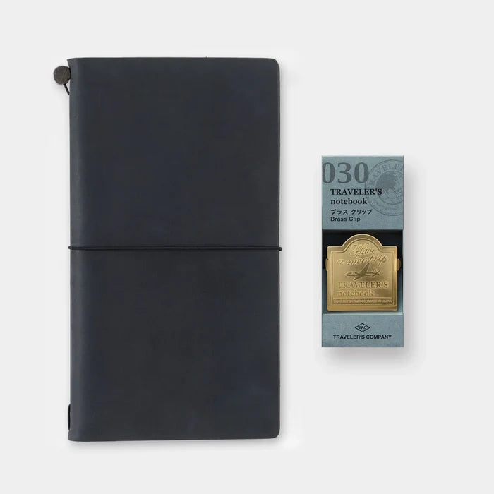 030 | Traveler’s Brass Notebook Clip Airplane