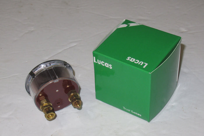 1 3/4" Ammeter Lucas amp meter Triumph Norton BSA 1 3/4" 12-0-12 Amp 12V 36403