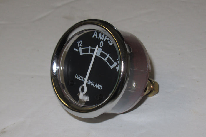 1 3/4" Ammeter Lucas amp meter Triumph Norton BSA 1 3/4" 12-0-12 Amp 12V 36403