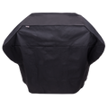Black grill cover by Char-Broil, protective outdoor accessory.