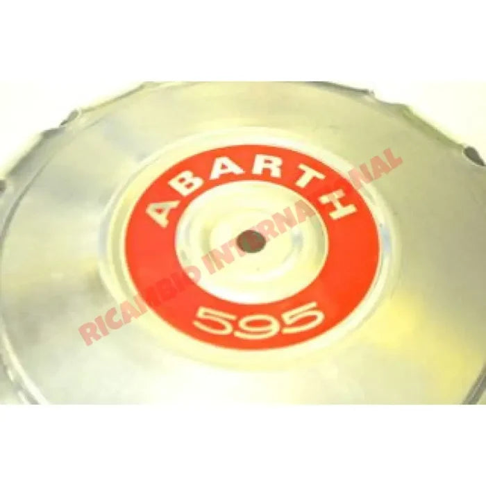 Abarth Alloy Hub Cap - Classic Fiat 500 - Chrome - Aluminium & Exterior Trim Parts
