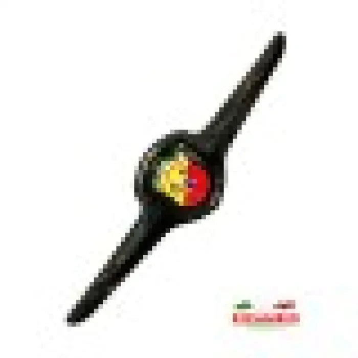 Abarth Front Badge BLACK FINISH - Classic Fiat 500 - Polished closed grille - Abarth