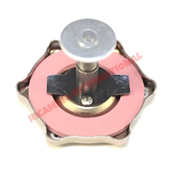 Abarth Oil Filler Cap (Red) - Classic Fiat 500 126 - Modifications