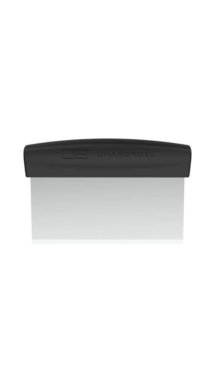 Black ChargerOil device with rounded edges and logo.