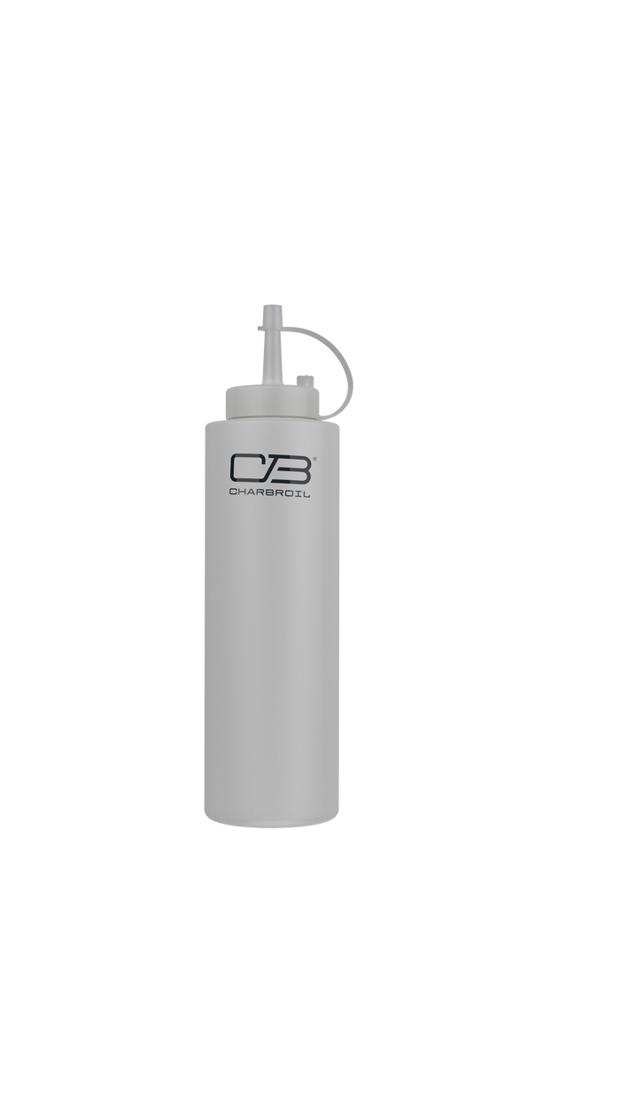 Silver Charcoal Companion water bottle with CB logo.