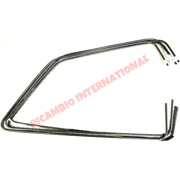Black Aluminium Window Surround Trim Kit - Fiat 126 - Bumpers & Assorted Exterior Trim