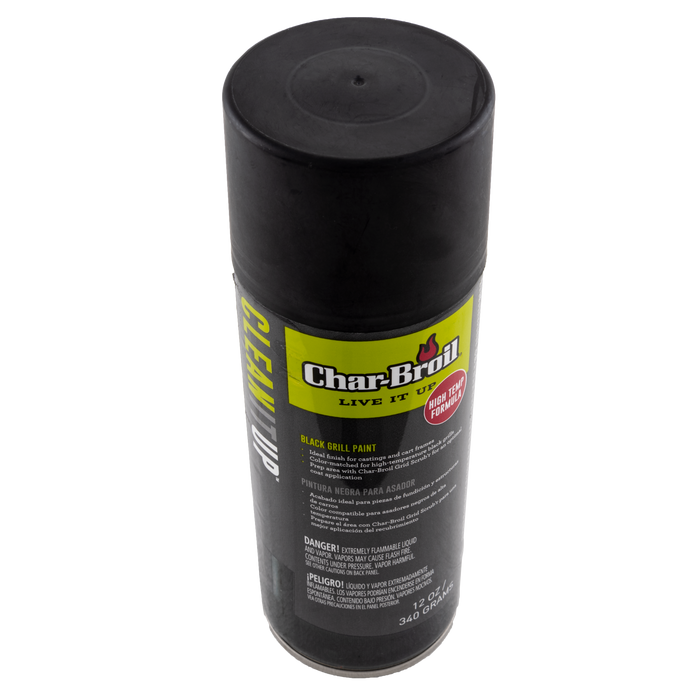 Black Char-Broil High Temp Formula Grill Paint, 12 oz.