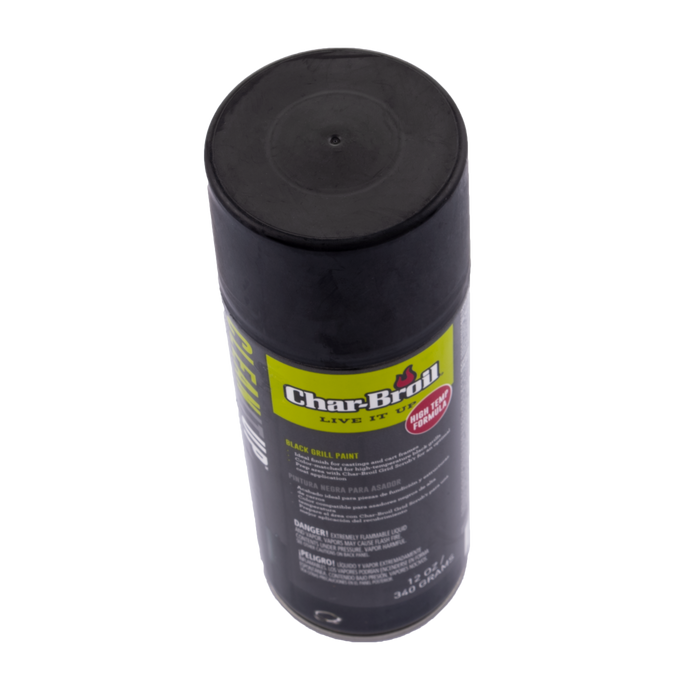 Black Char-Broil high-temperature grill paint, 12 oz.