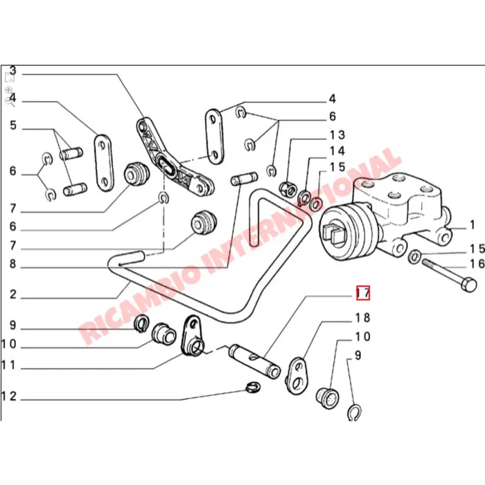 Brake Compensator Operating Pin - Lancia Delta Integrale - Lancia