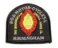 British Stacked Arms Patch rifles embroidered BSA motorcycles Made in England