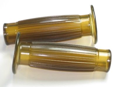 Brown Gum 97-2125 97-2142 Triumph Norton BSA 7/8" Handlebar grips grip set