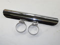 BSA Triumph leg guard exhaust heat shield scrambler high pipes TR6C