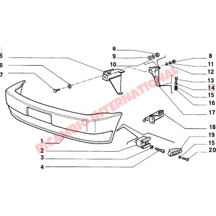 Bumper Pad Kit - Fiat 126 - Bumpers & Assorted Exterior Trim