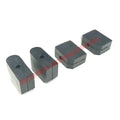Bumper Rubber Spacer Kit - Classic Fiat 500 600 - Chrome - Aluminium & Exterior Trim Parts