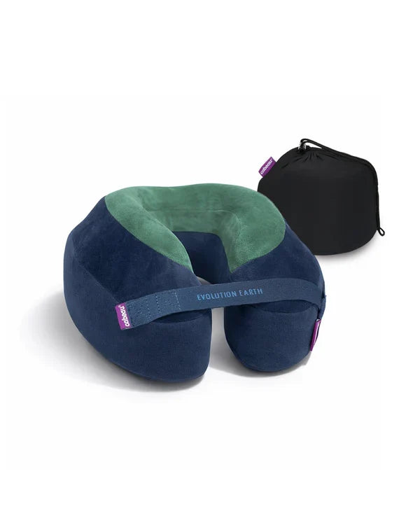 Cabeau Evolution Earth Deluxe Neck Pillow EVED6434 Terra Blue/Green