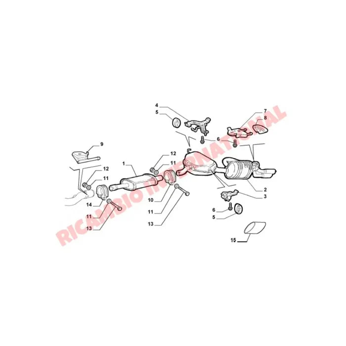 Centre Exhaust - Fiat Barchetta - Exhaust