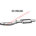 Centre Exhaust - Fiat Cinquecento - Exhaust