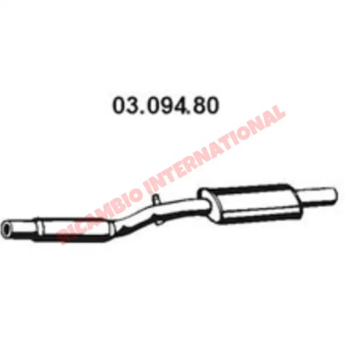 Centre Exhaust - Fiat Cinquecento - Exhaust