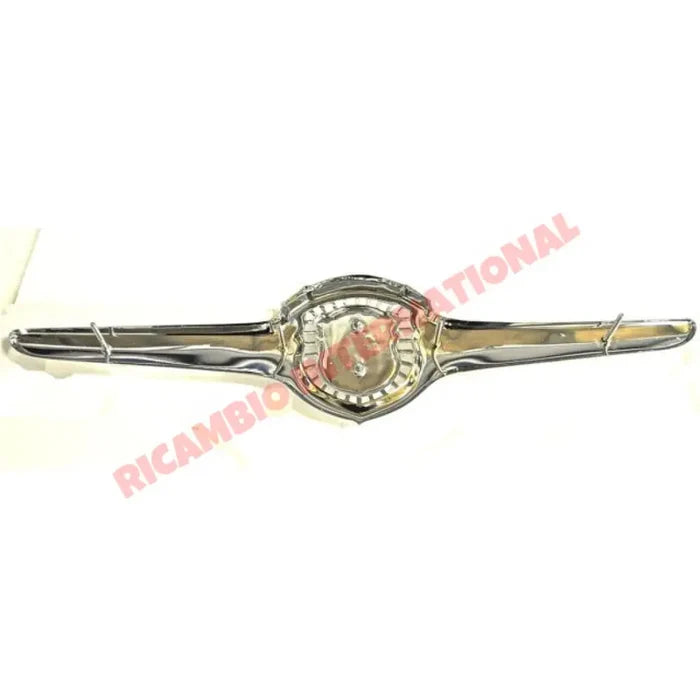 Chrome Abarth Front Badge/Grill - Classic Fiat 500 - Bumpers & Assorted Exterior Trim
