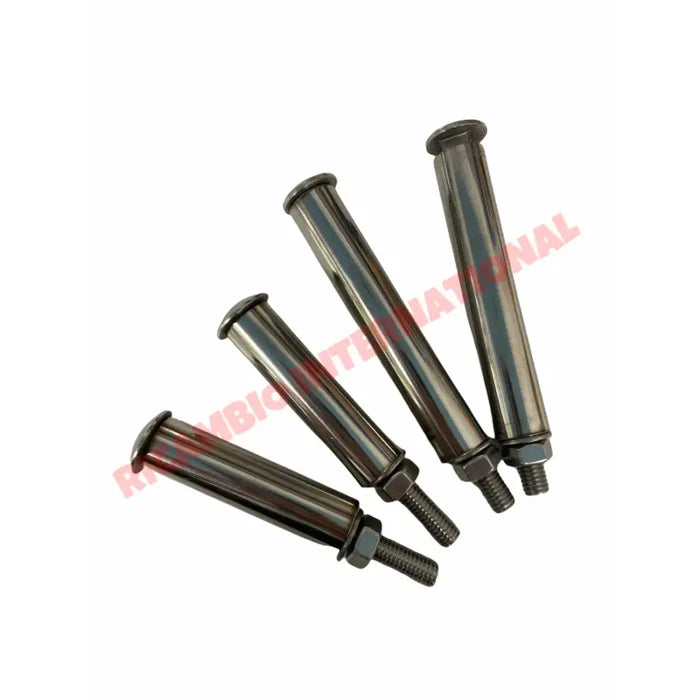 Chrome Bumper Bolt Kit (4 piece) - Fiat 126 - Bumpers & Assorted Exterior Trim