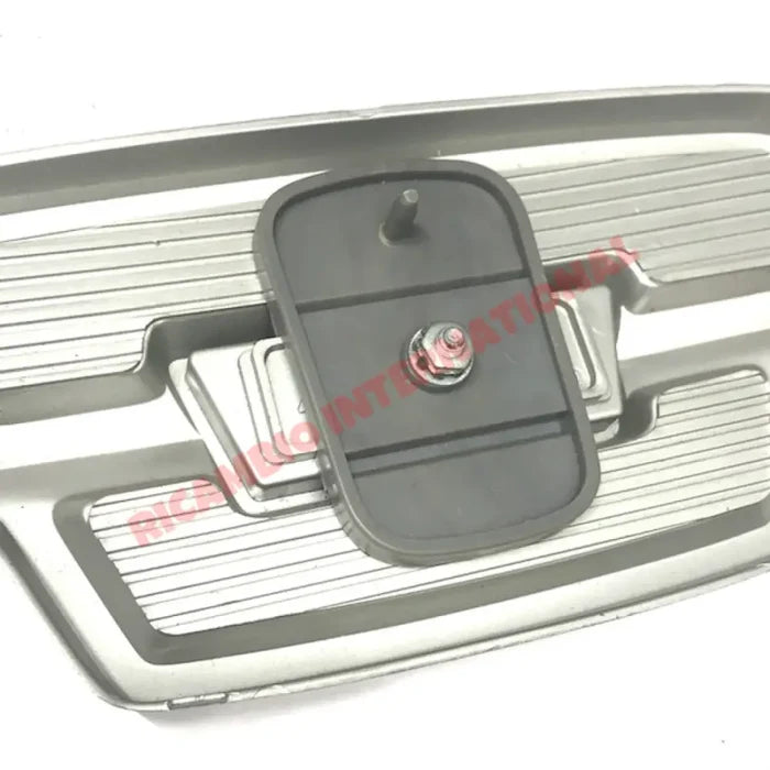 Chrome Plastic Front Panel Badge - Classic Fiat 500 - Classic Fiat 500 Parts & Spares