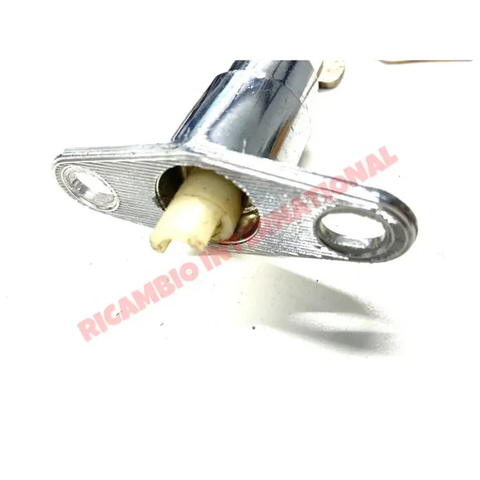 Chrome Rear Boot Lock Button & Keys - Fiat 124 - Fiat 124 & 125