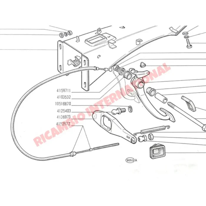 Clutch Fork - Fiat 124 - Clutch - Transmission & Related Parts