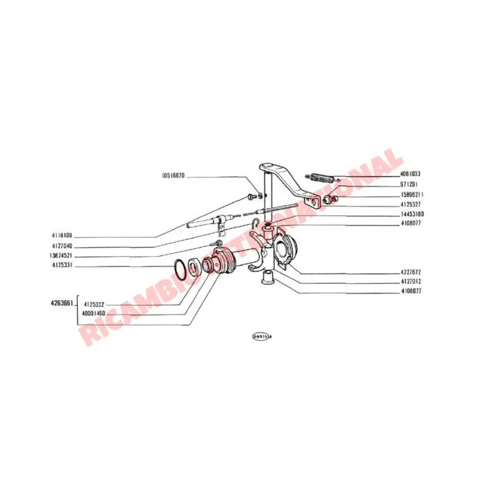 Clutch Release Fork - Classic Fiat 500 126 - Gearbox and Parts