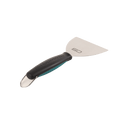 Black-handled Char-Broil kitchen tool with stainless steel blade.