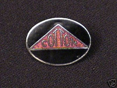 COTTON hat pin motorcycle metal enamel badge Coventry