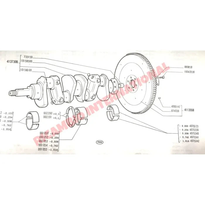 Crankshaft Brass Spigot Bearing - Fiat 600 850 - Engine & Engine Parts