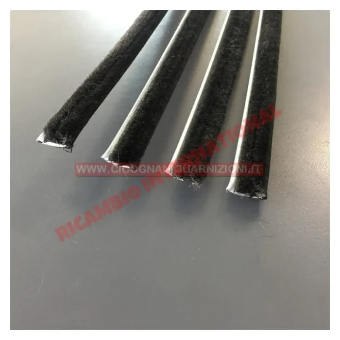Door Glass Scrapper Kit (4 piece) - Fiat 850 - Fiat 850 Window - Seals & Trim