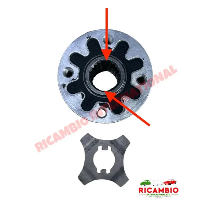 Drive Shaft Coupling Joint (ORIGINAL VERSION) - Classic Fiat 500,126,600 - Axles - Shafts - Joints and Couplings