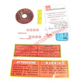 Engine Bay Sticker Kit - Fiat 600 - Fiat/Seat 600 Parts