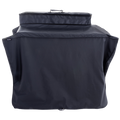 Dark gray grill cover by Char-Broil, protective outdoor cooking accessory.