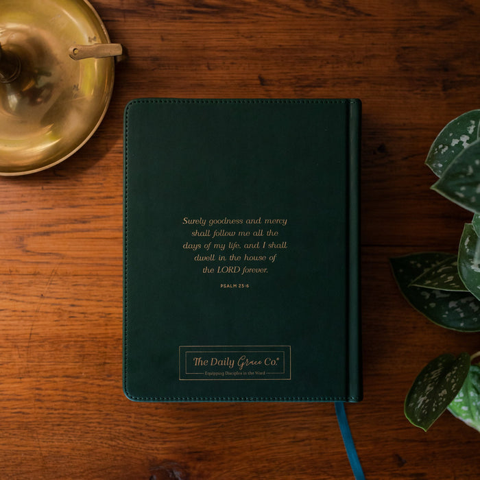 ESV Journaling Bible with Psalm 23:6 on the back