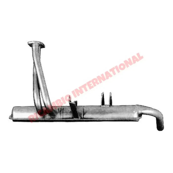 Exhaust & Gasket - Fiat X19 - Exhaust