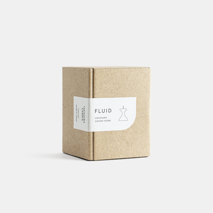 Fluid | Stoneware Candle Holder