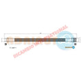 Front Brake Hose - Fiat 1300,1500 - Brake Parts & Components