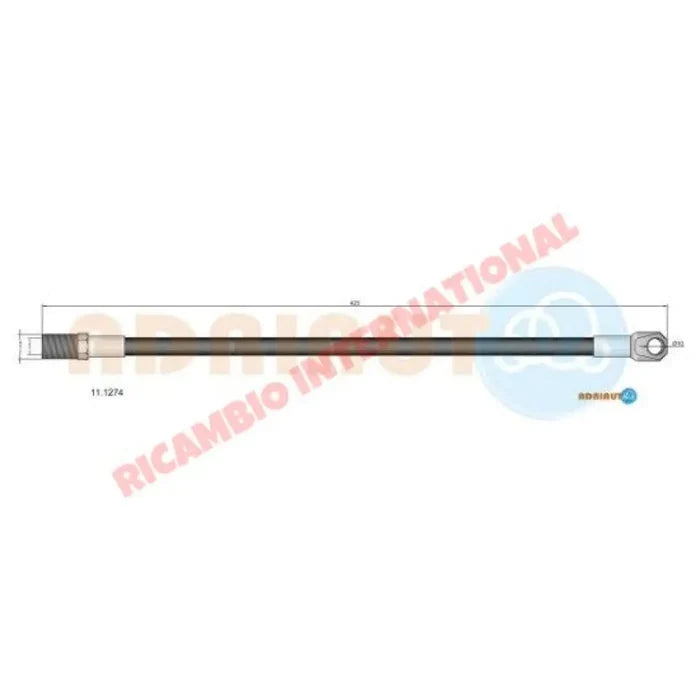 Front Brake Hose (510mm) - Lancia Beta - Lancia Beta