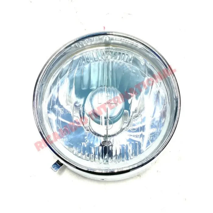 Front Head Lamp & Chrome Bezel LHD (Carello) - Classic Fiat 500 - Lights - Lamps and Lenses