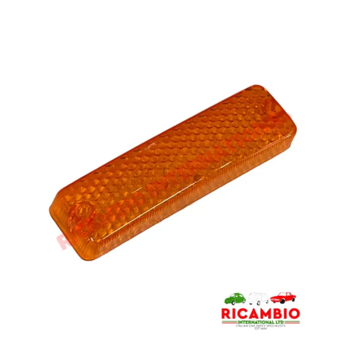 Front Indicator Lens AMBER - Lancia Fulvia - Lamps & Lighting