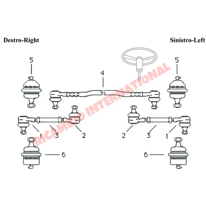Front Top Ball Joint - Lancia Fulvia - Suspension