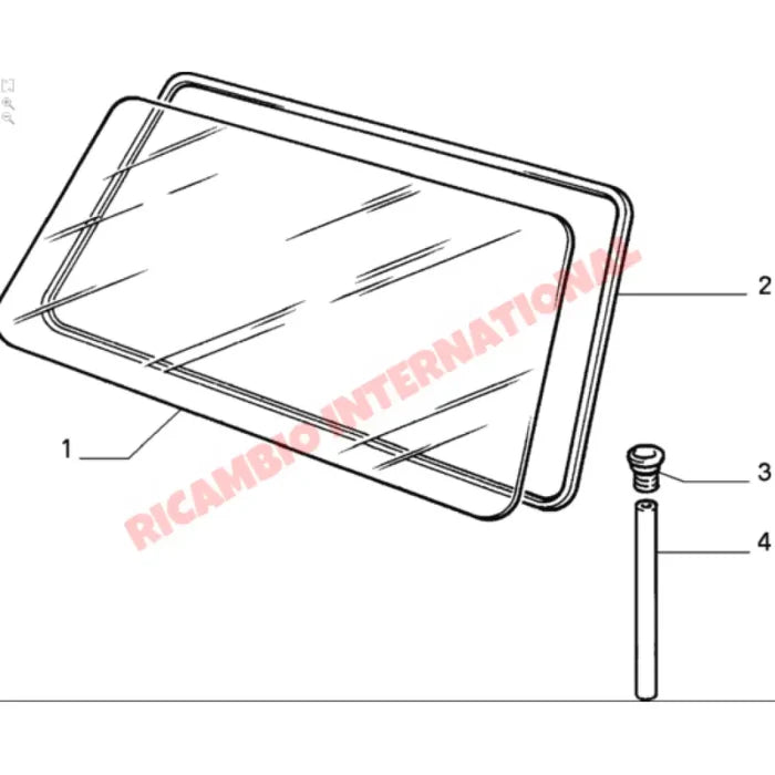 Front Windscreen - Classic Fiat Panda - Windows - Seals & Associated Parts