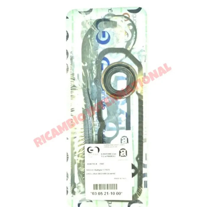 Full Engine Gasket Set - Fiat 600 Classic Multipla 600T - Gaskets - Seals - Grommets and Rubber Parts