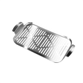 Silver Char-Broil grill pan with slotted design.