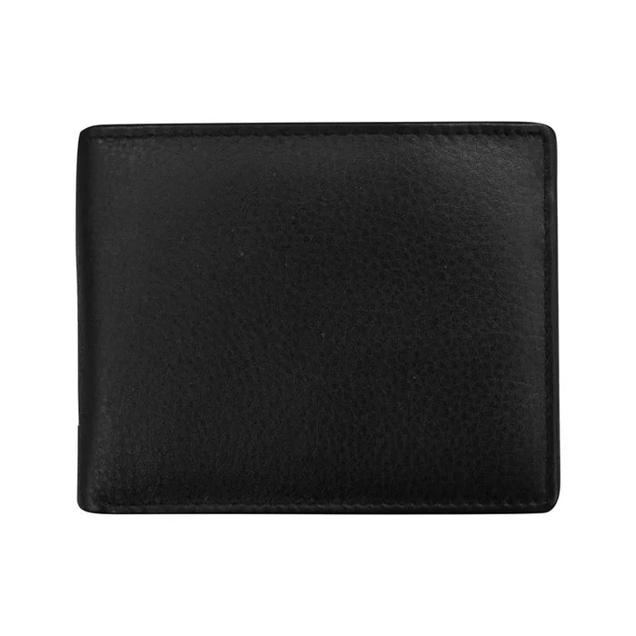 ILI Men's Bifold with Coin Pocket 7762 Black