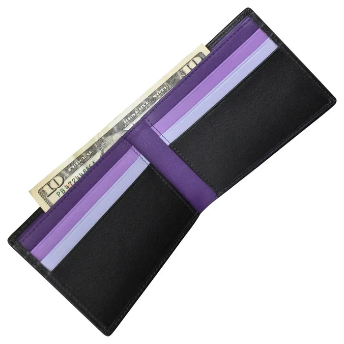 ILI Men's Wallet Multi Color Bifold 7321