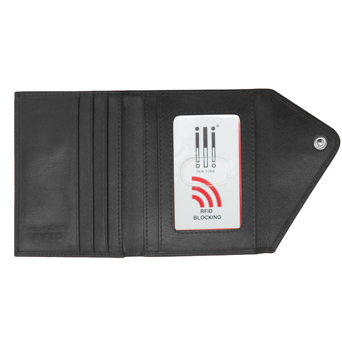 ILI Mini Snap Tri-fold Wallet 7839