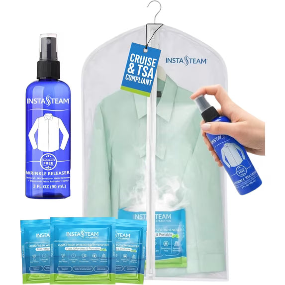 InstaSteam Travel Steamer Starter Kit